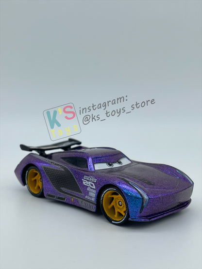 PRE-OWNED / LOOSE DISNEY PIXAR CARS 1:55 BY MATTEL - "RS 24H ENDURANCE RACE JACKSON STORM" RS 24H ENDURANCE RACE SERIES - MINT CONDITION