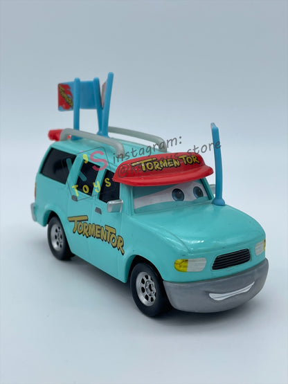 PRE-OWNED / LOOSE DISNEY PIXAR CARS BY MATTEL - "TORMENTOR’S BIGGEST FAN" MONSTER TRUCK MATER - NEAR MINT CONDITION