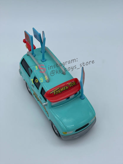 PRE-OWNED / LOOSE DISNEY PIXAR CARS BY MATTEL - "TORMENTOR’S BIGGEST FAN" MONSTER TRUCK MATER - NEAR MINT CONDITION