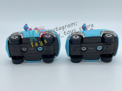 PRE-OWNED / LOOSE DISNEY PIXAR CARS 1:55 BY MATTEL - "LOUISE & LISA" CARS ON THE ROAD LIGHTS OUT - MINT CONDITION