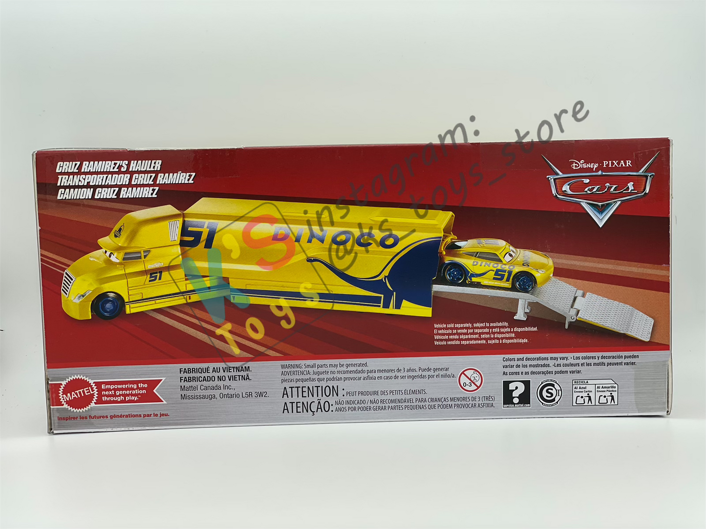 Hauler Disney Pixar Cars by Mattel, 2024 Cruz Ramirez Hauler - BNIP