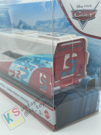 Hauler Disney Pixar Cars by Mattel, 2019 Ponchy Wipeout Hauler - BNIP