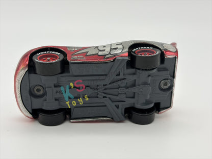PRE-OWNED / LOOSE DISNEY PIXAR CARS 1:55 BY MATTEL - "RED RACING LIGHTNING MCQUEEN" RACING RED SERIES - NEAR MINT CONDITION