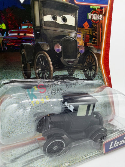 DISNEY PIXAR CARS 1:55 BY MATTEL - "LIZZIE" SUPERCHARGED SERIES - BNIP