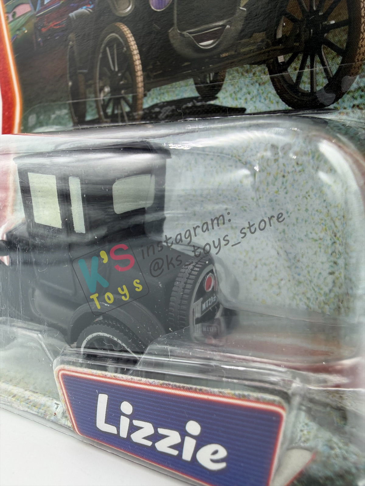 DISNEY PIXAR CARS 1:55 BY MATTEL - "LIZZIE" SUPERCHARGED SERIES - BNIP