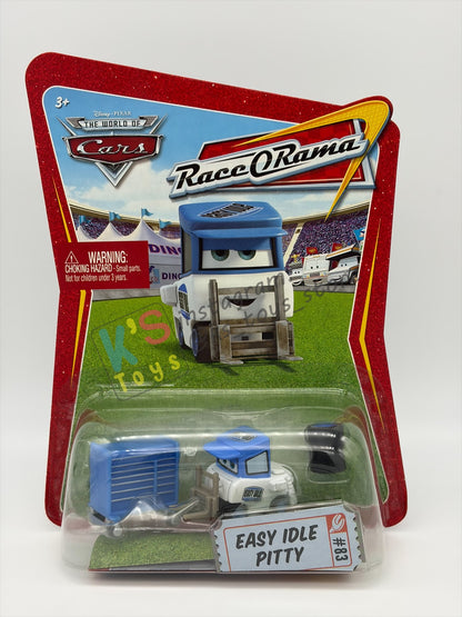 Rare Disney Pixar Cars 1:55 by Mattel, Easy Idle Pitty - Cars 1 Race Orama Series - BNIP