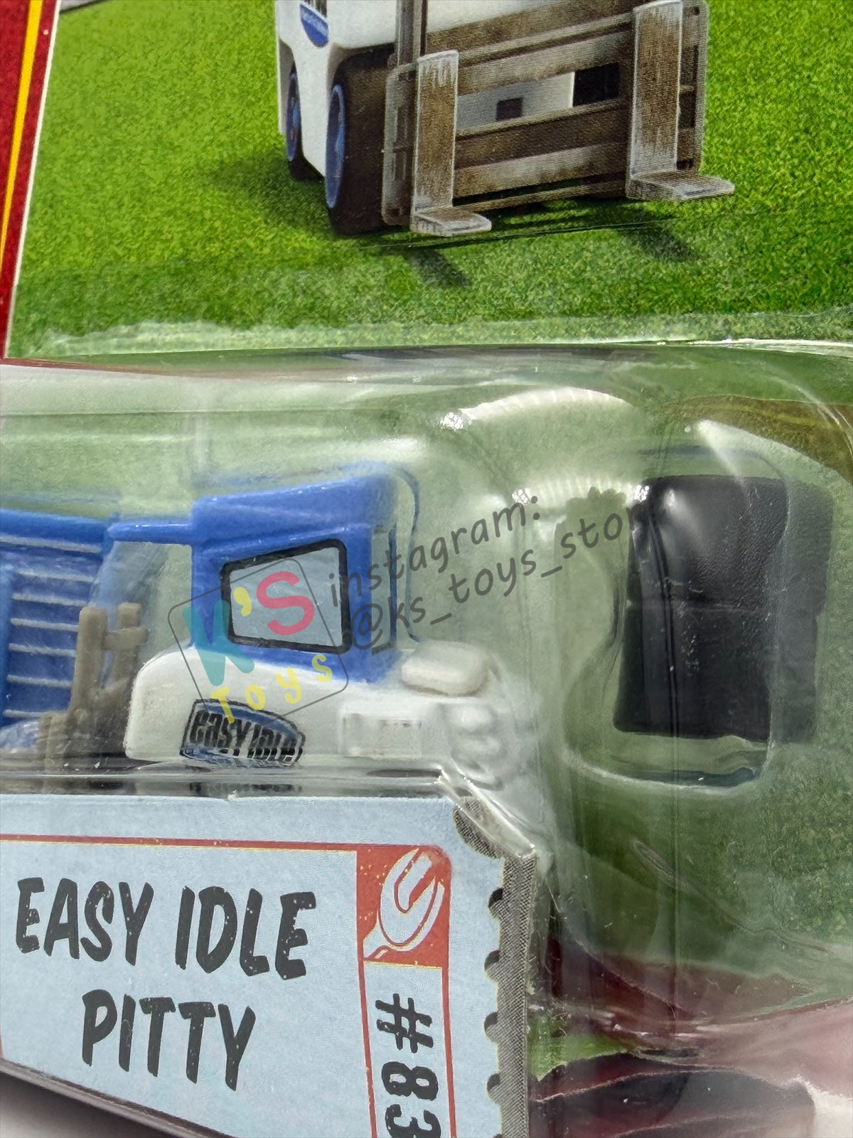 Rare Disney Pixar Cars 1:55 by Mattel, Easy Idle Pitty - Cars 1 Race Orama Series - BNIP