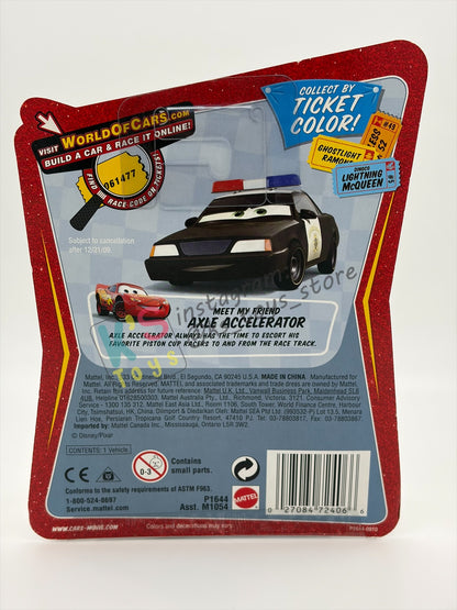 Rare Disney Pixar Cars 1:55 by Mattel, Easy Idle Pitty - Cars 1 Race Orama Series - BNIP