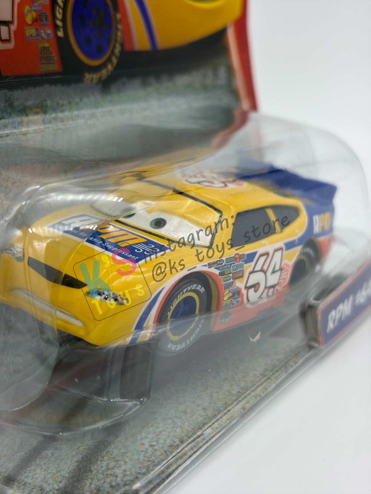 DISNEY PIXAR CARS BY MATTEL, SUPERCHARGED SERIES - RPM #64 - BNIP