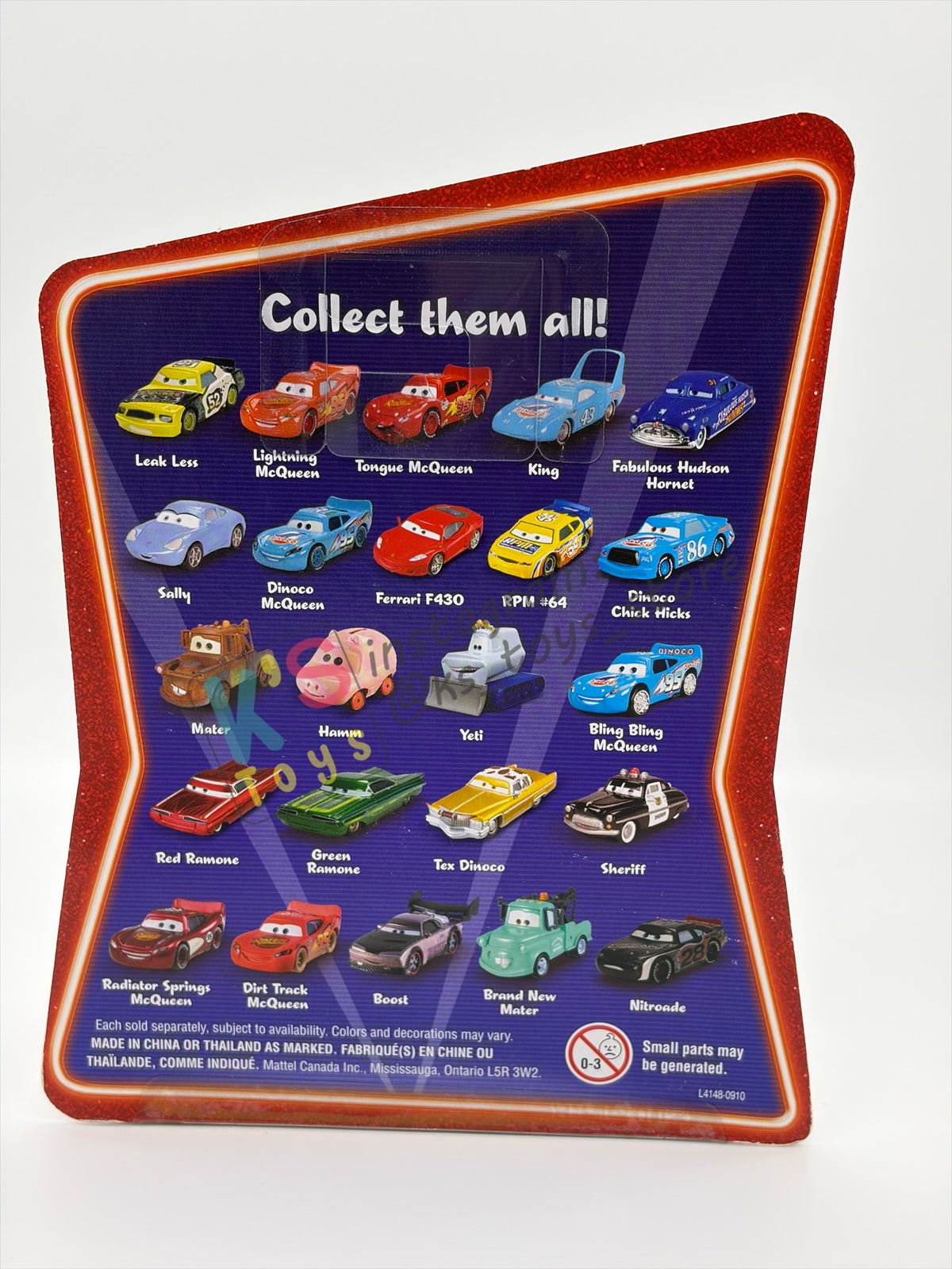 DISNEY PIXAR CARS BY MATTEL, SUPERCHARGED SERIES - RPM #64 - BNIP