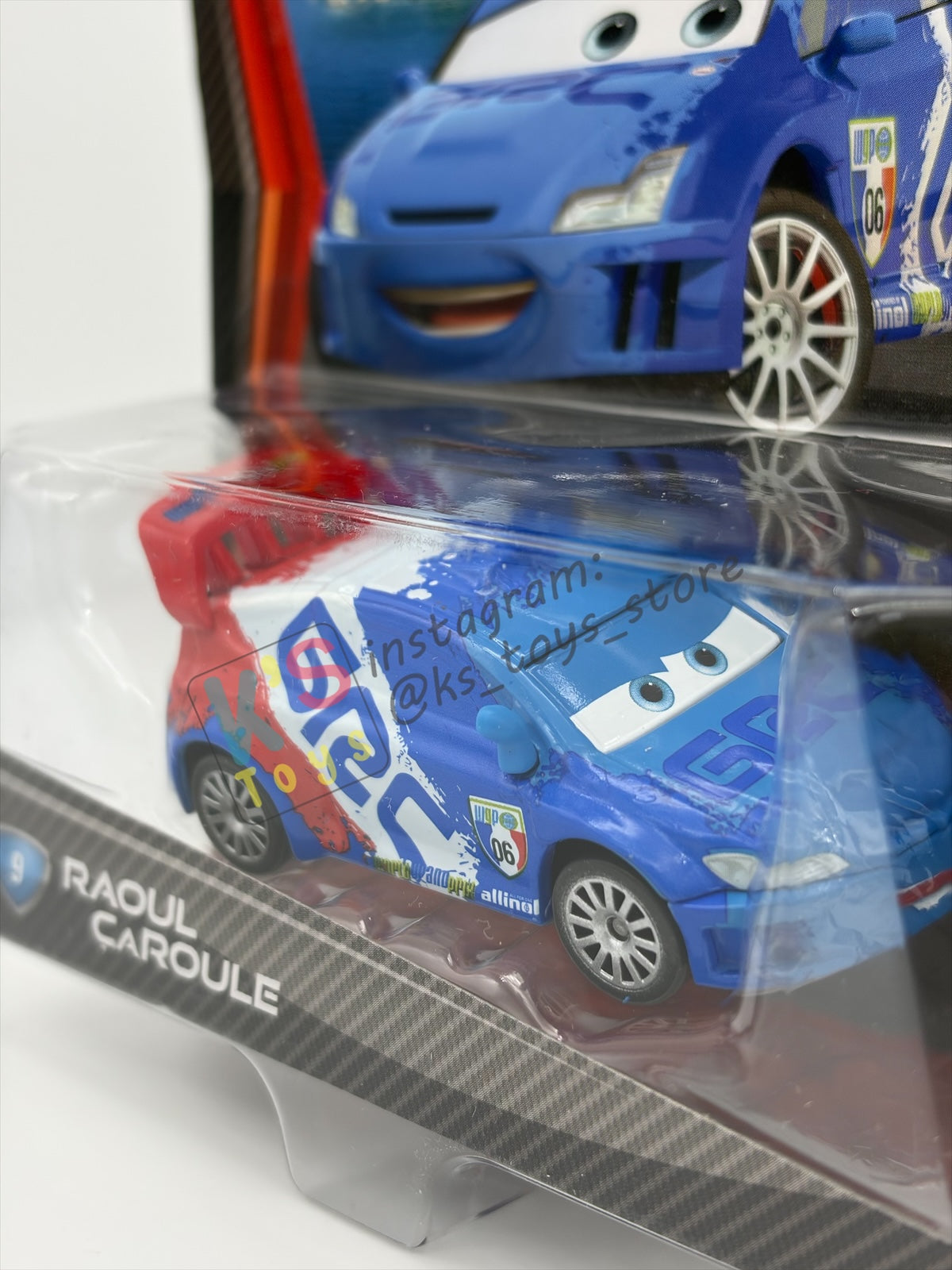 DISNEY PIXAR CARS BY MATTEL, RAOUL CAROULE - CARS 2 - BNIP