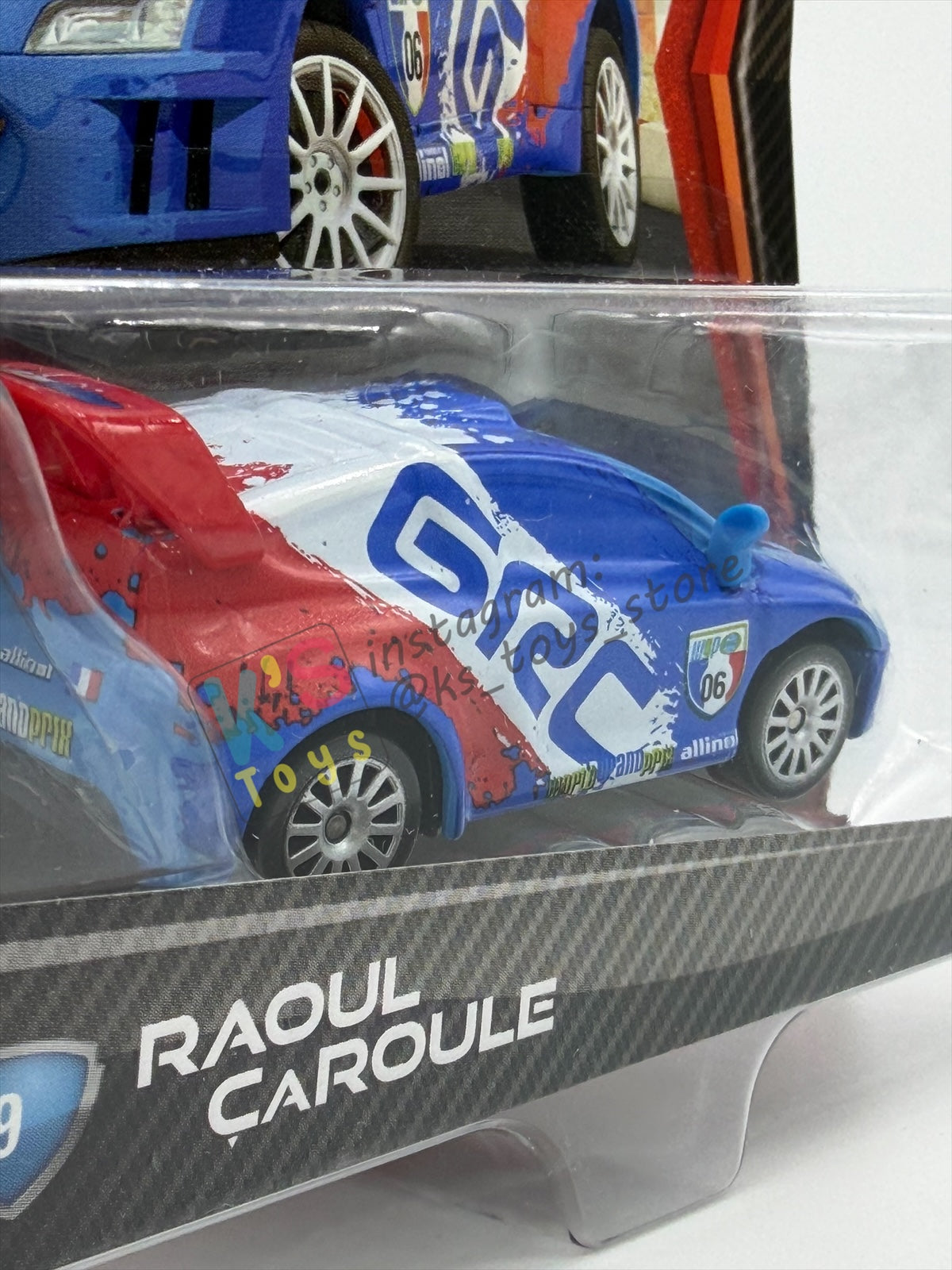 DISNEY PIXAR CARS BY MATTEL, RAOUL CAROULE - CARS 2 - BNIP