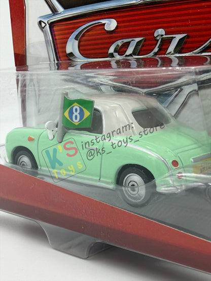 DISNEY PIXAR CARS BY MATTEL, DENISE BEAM (UNIBODY) - RACE FANS SERIES - BNIP