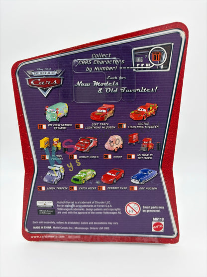 DISNEY PIXAR CARS BY MATTEL 1:55, ROMAN DUNES, THE WORLD OF CARS SERIES - BNIP