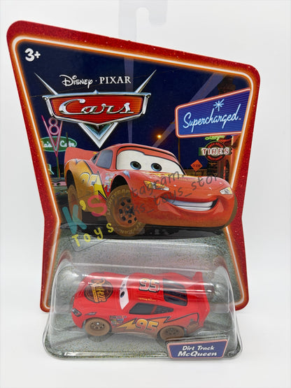 DISNEY PIXAR CARS "DIRT TRACK LIGHTNING MCQUEEN" SUPERCHARGED SERIES- BNIP