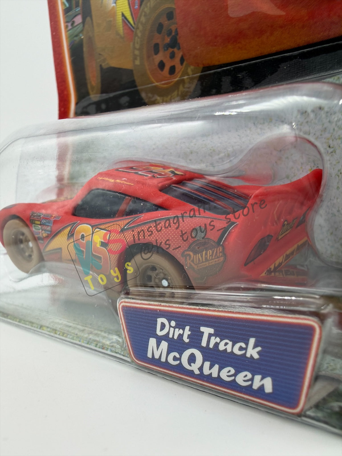 DISNEY PIXAR CARS "DIRT TRACK LIGHTNING MCQUEEN" SUPERCHARGED SERIES- BNIP