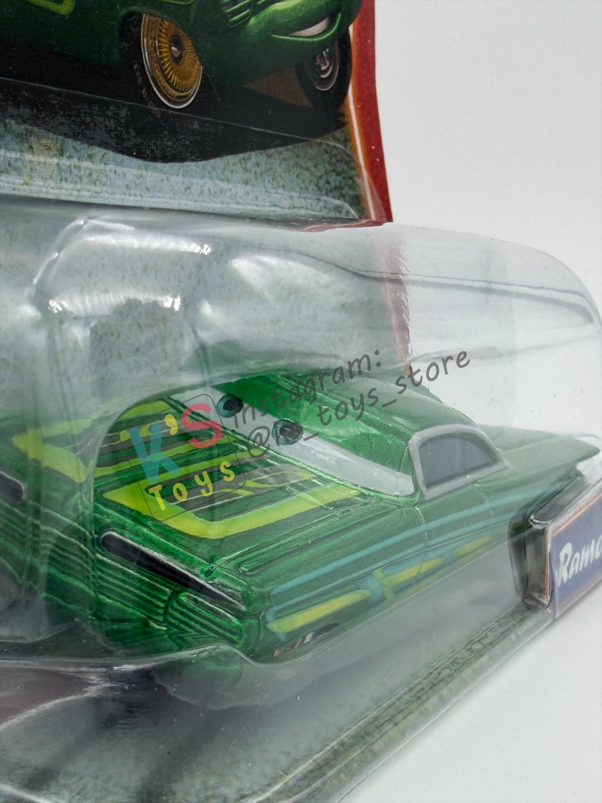 DISNEY PIXAR CARS BY MATTEL, GREEN RAMONE - SUPERCHARGED SERIES - BNIP