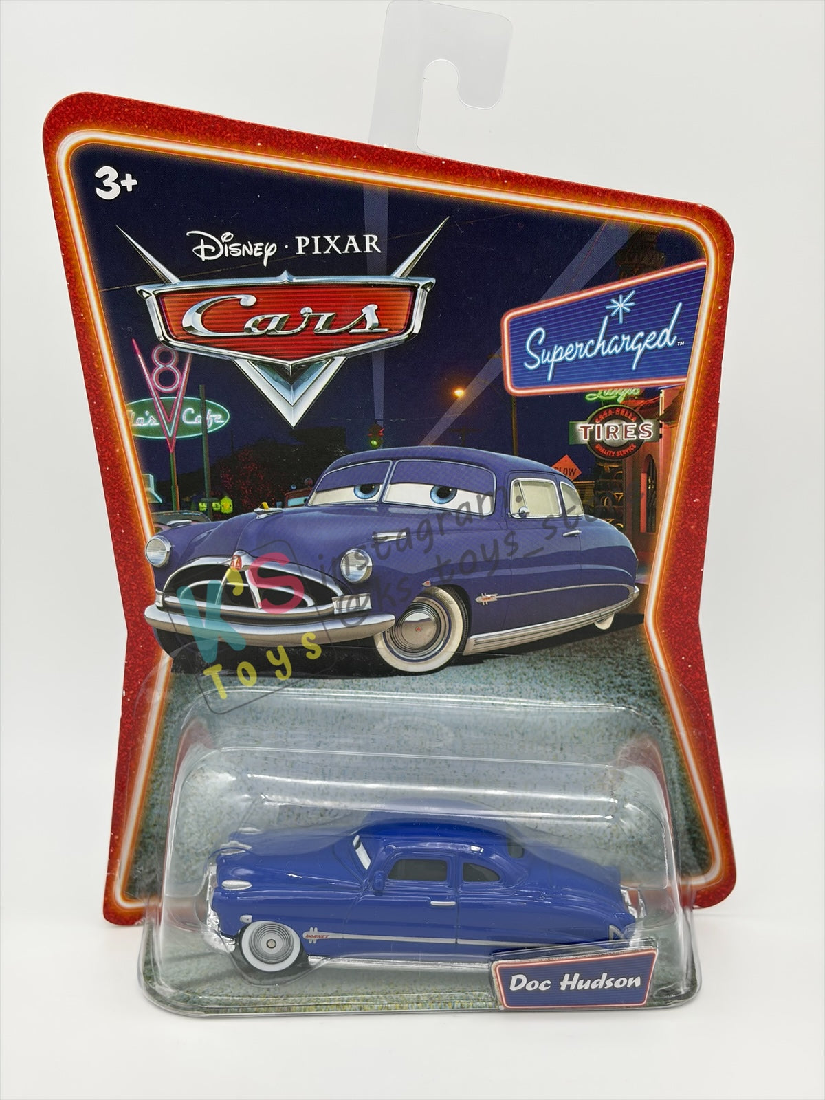 DISNEY PIXAR CARS BY MATTEL, DOC HUDSON - SUPERCHARGED SERIES - BNIP