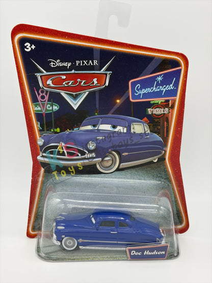 DISNEY PIXAR CARS BY MATTEL, DOC HUDSON - SUPERCHARGED SERIES - BNIP