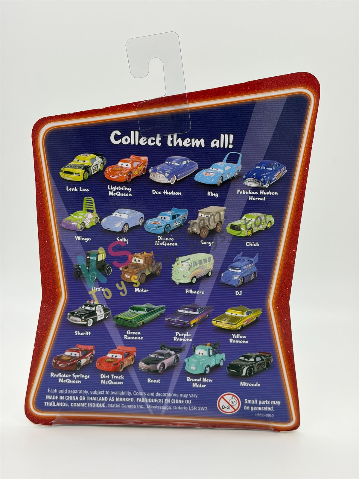 DISNEY PIXAR CARS BY MATTEL, DOC HUDSON - SUPERCHARGED SERIES - BNIP