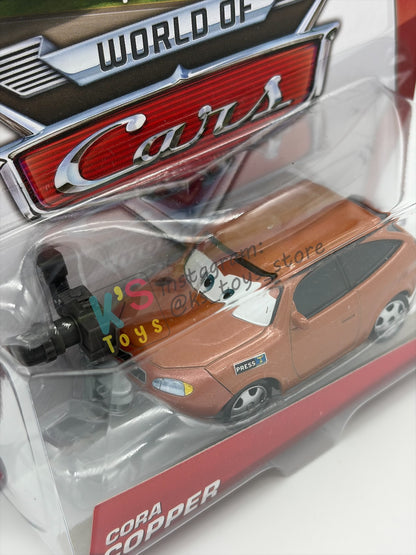 DISNEY PIXAR CARS BY MATTEL, “CORA COPPER" RSN SERIES - BNIP