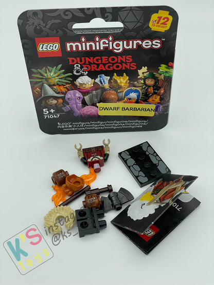 DWARF BARBARIAN - Lego Minifigures 71047 Dungeons and Dragons - 01 October 2024 Released in Australia