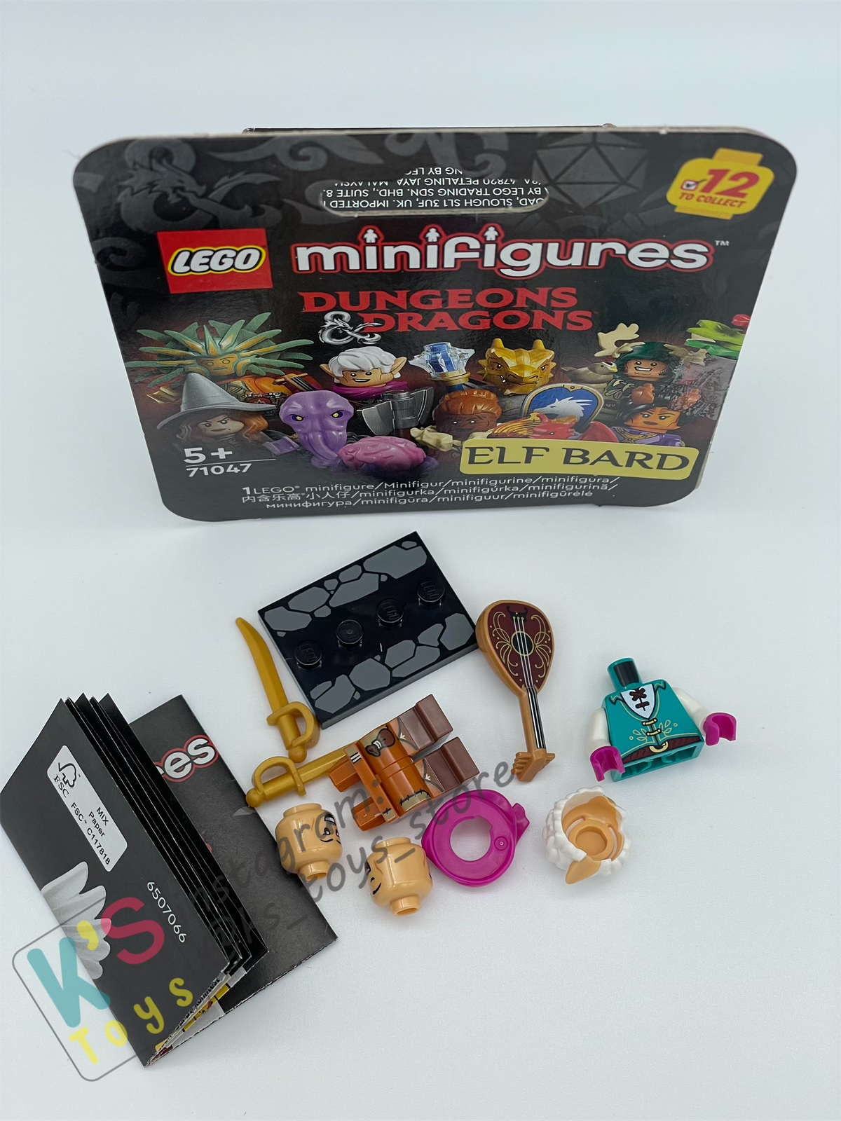 ELF BARD - Lego Minifigures 71047 Dungeons and Dragons - 01 October 2024 Released in Australia