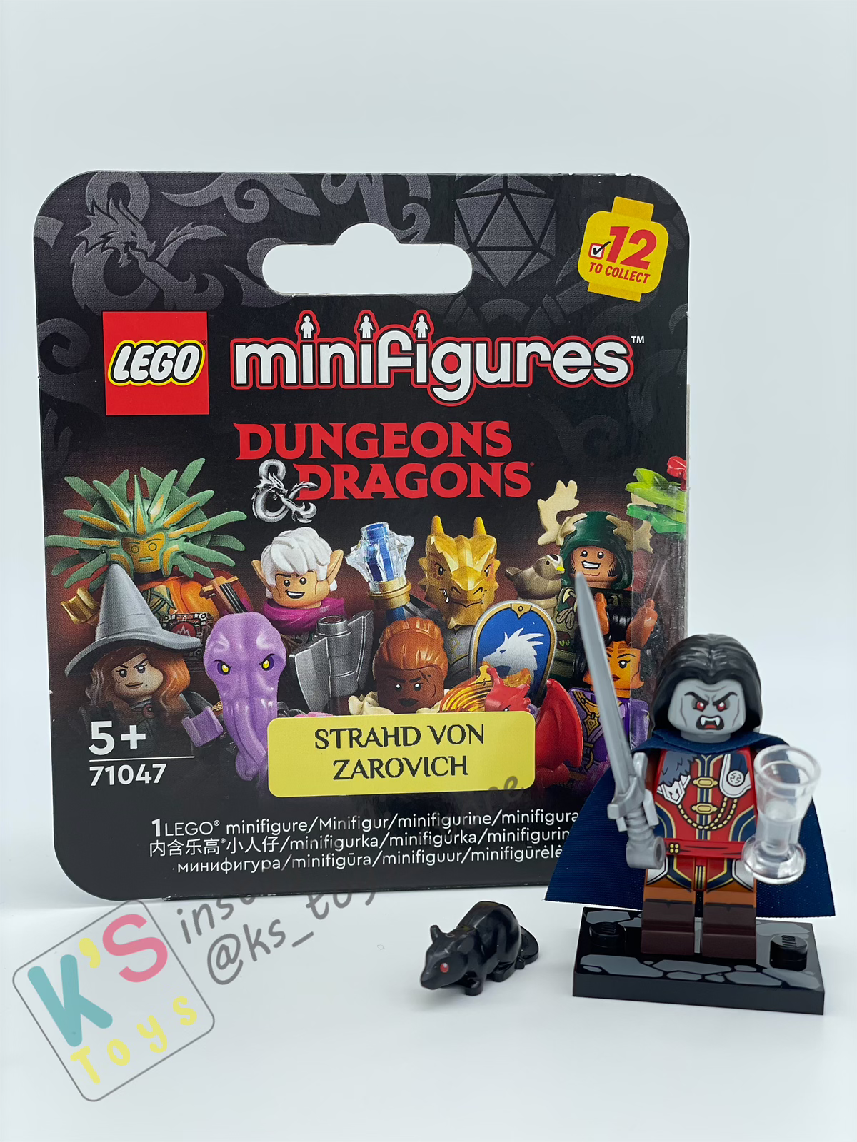 STRAHD VON ZAROVICH - Lego Minifigures 71047 Dungeons and Dragons - 01 October 2024 Released in Australia