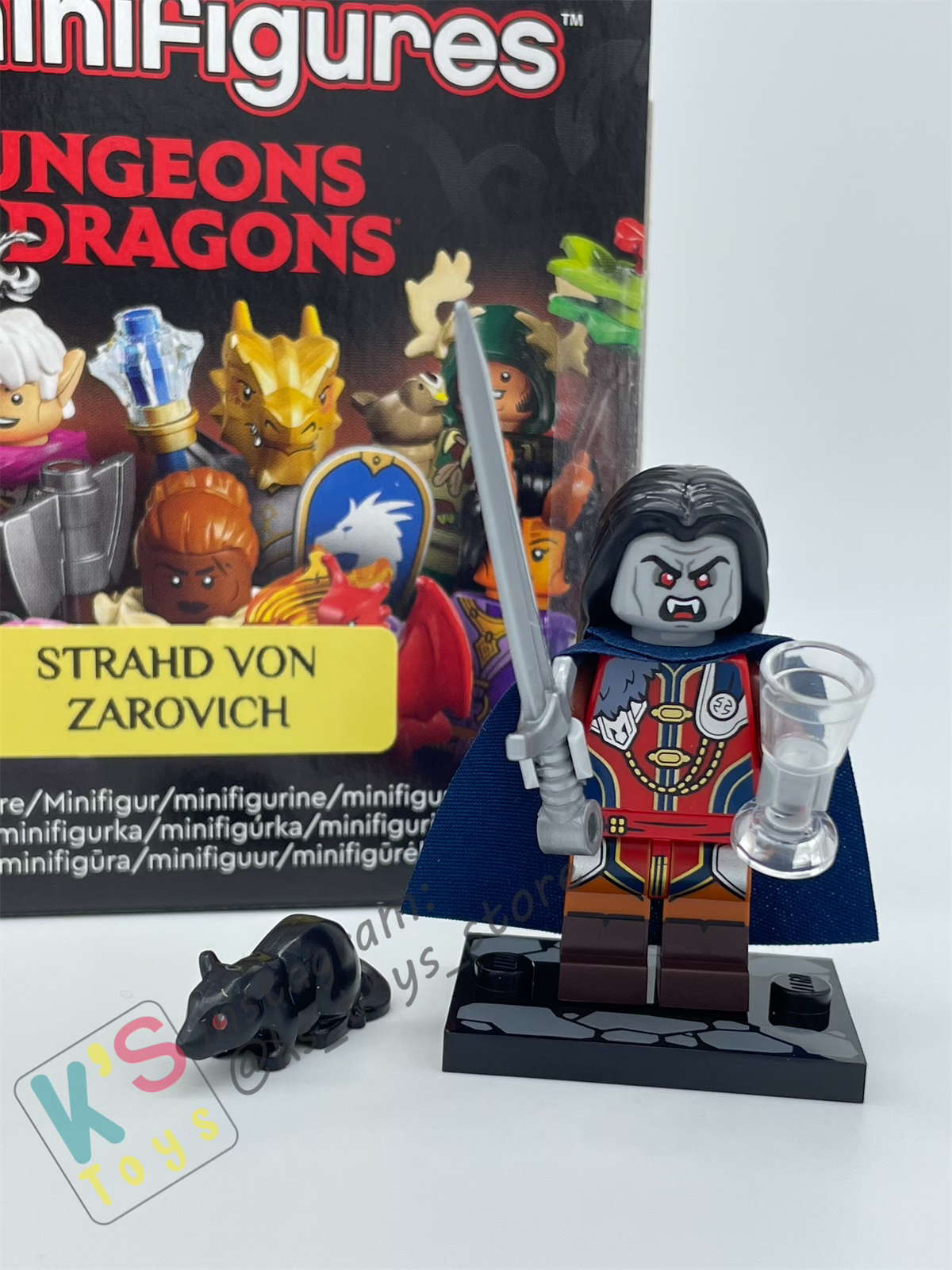 STRAHD VON ZAROVICH - Lego Minifigures 71047 Dungeons and Dragons - 01 October 2024 Released in Australia