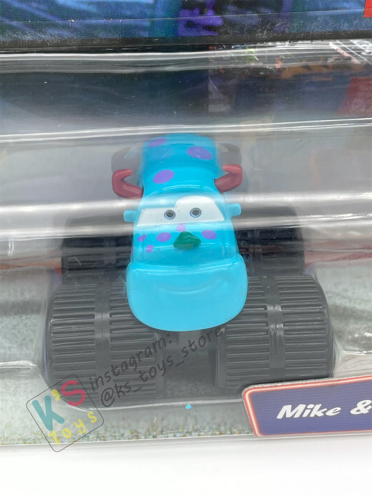 Disney Pixar Cars 1:55 2-Pack by Mattel - "MIKE AND SULLEY" - Supercharged - BNIP