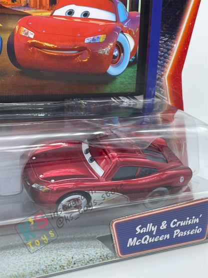Disney Pixar Cars 1:55 2-Pack by Mattel - "SALLY AND CRUISING LIGHTNING MCQUEEN" - Supercharged - BNIP