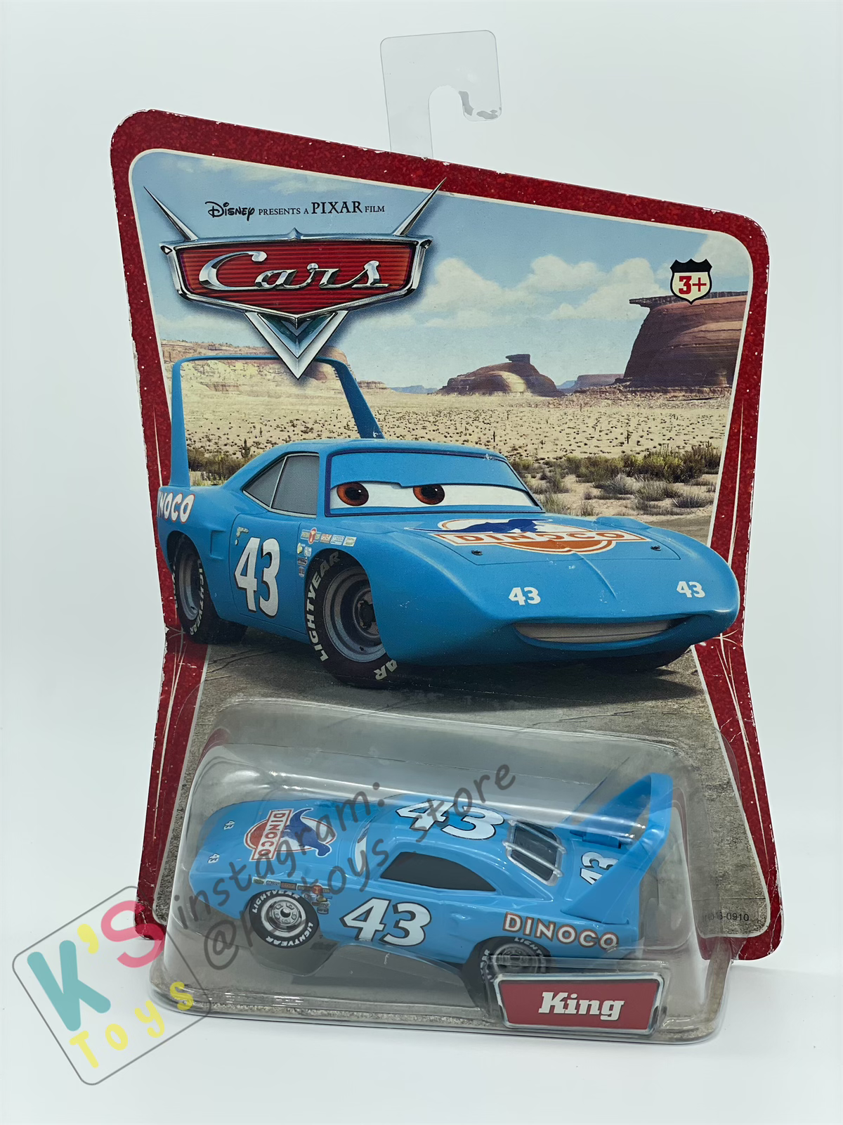 DISNEY PIXAR CARS BY MATTEL 1:55, KING, FIRST CARS RELEASED SERIES - BNIP