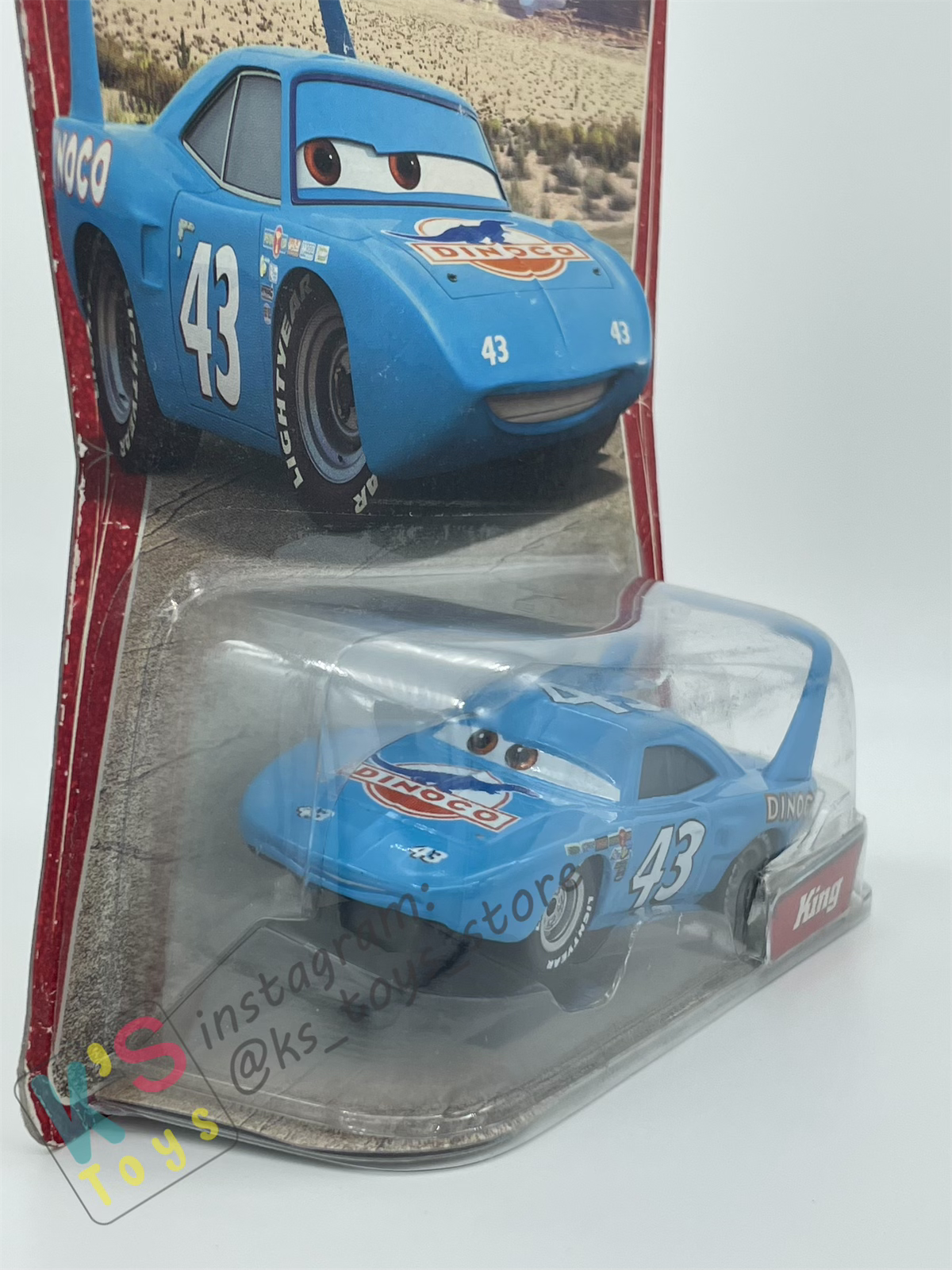 DISNEY PIXAR CARS BY MATTEL 1:55, KING, FIRST CARS RELEASED SERIES - BNIP