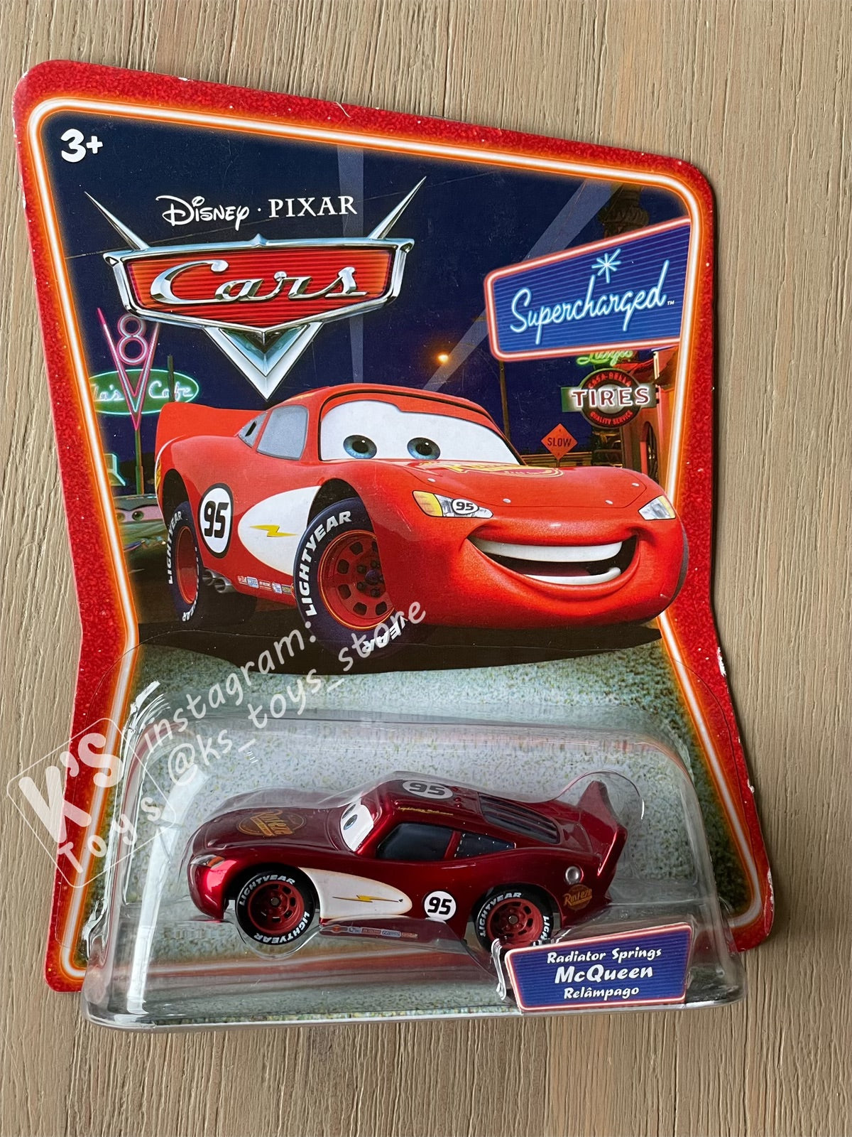 DISNEY PIXAR CARS BY MATTEL, “LIGHTNING MCQUEEN RADIATOR SPRINGS" SUPERCHARGED SERIES - BNIP