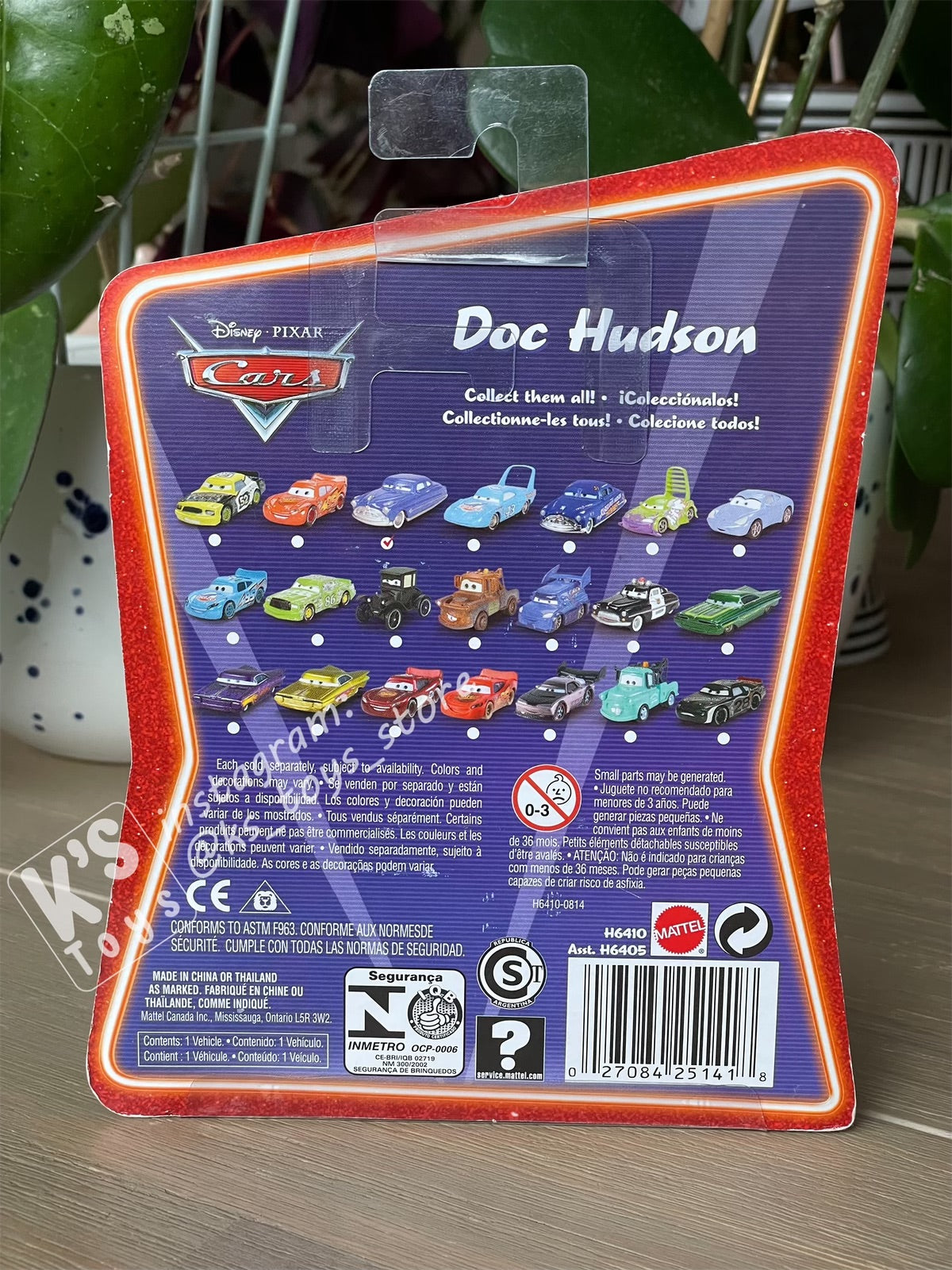 DISNEY PIXAR CARS BY MATTEL, DOC HUDSON - SUPERCHARGED SERIES - BNIP