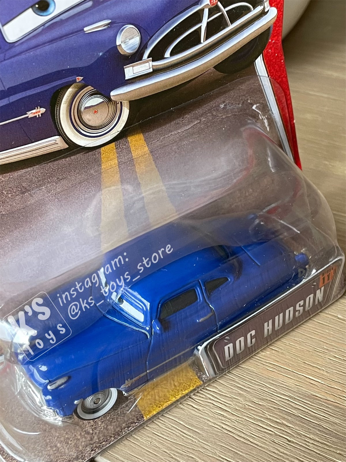 DISNEY PIXAR CARS BY MATTEL, DOC HUDSON #11 - THE WORLD OF CARS (CARS 1) SERIES - BNIP