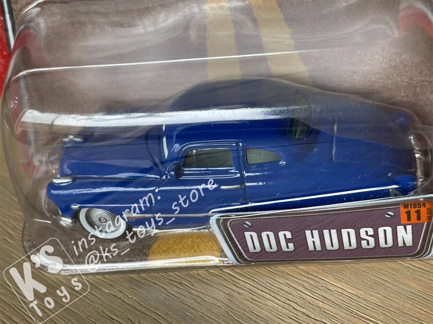 DISNEY PIXAR CARS BY MATTEL, DOC HUDSON #11 - THE WORLD OF CARS (CARS 1) SERIES - BNIP