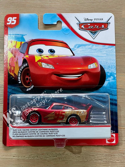 DISNEY PIXAR CARS "RUSTEZE RACING CENTER LIGHTNING MCQUEEN" - BNIP