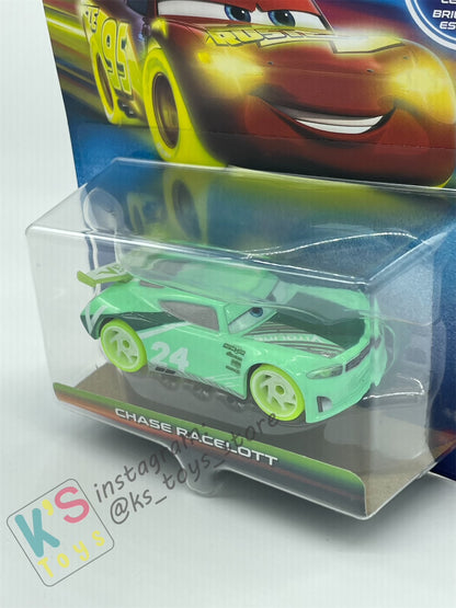 GLOW RACERS Disney Pixar Cars by MATTEL, CHASE RACELOTT - NEW RELEASE 2024 - BNIP