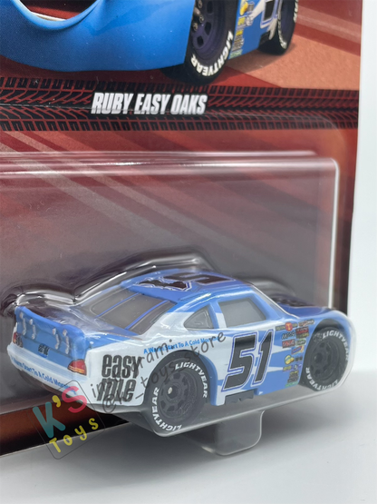 DISNEY PIXAR CARS BY MATTEL - "RUBY EASY OAKS" EASY IDLE, CARS - 2024 RE-RELEASED - BNIP