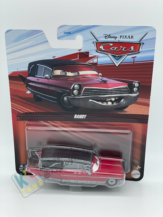 DISNEY PIXAR CARS BY MATTEL - "RANDY" CARS ON THE ROAD SERIES - 2024 RE-RELEASED - BNIP