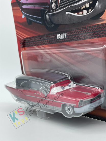 DISNEY PIXAR CARS BY MATTEL - "RANDY" CARS ON THE ROAD SERIES - 2024 RE-RELEASED - BNIP