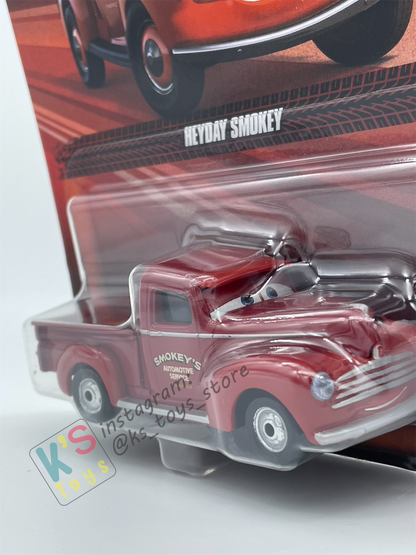 DISNEY PIXAR CARS BY MATTEL - "HEYDAY SMOKEY" CARS 3 - 2024 RE-RELEASED - BNIP