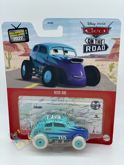 DISNEY PIXAR CARS BY MATTEL - "REVO KO5" CARS ON THE ROAD SERIES - 2022 NEW RELEASED - BNIP