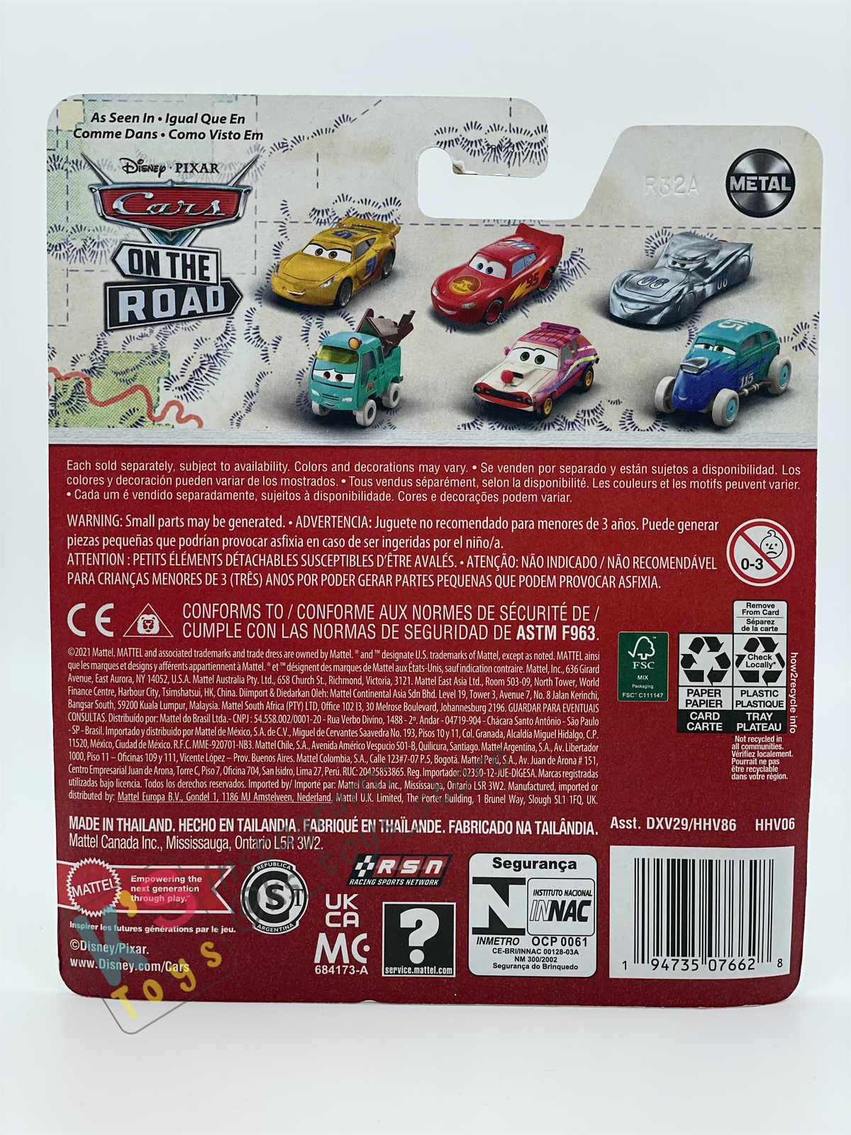 DISNEY PIXAR CARS BY MATTEL - "REVO KO5" CARS ON THE ROAD SERIES - 2022 NEW RELEASED - BNIP