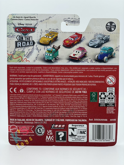 DISNEY PIXAR CARS BY MATTEL - "REVO KO5" CARS ON THE ROAD SERIES - 2022 NEW RELEASED - BNIP