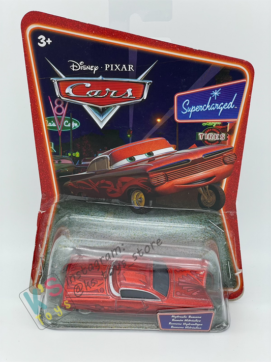 DISNEY PIXAR CARS BY MATTEL, HYDRAULIC RAMONE - SUPERCHARGED - BNIP - READ DESCRIPTION!!!!