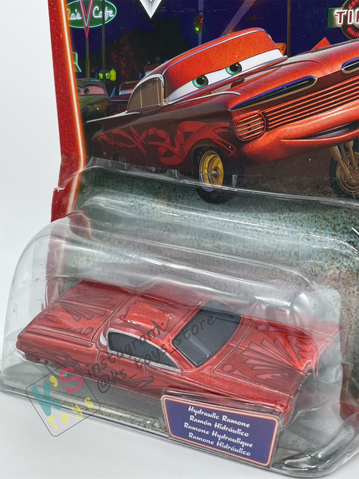 DISNEY PIXAR CARS BY MATTEL, HYDRAULIC RAMONE - SUPERCHARGED - BNIP - READ DESCRIPTION!!!!