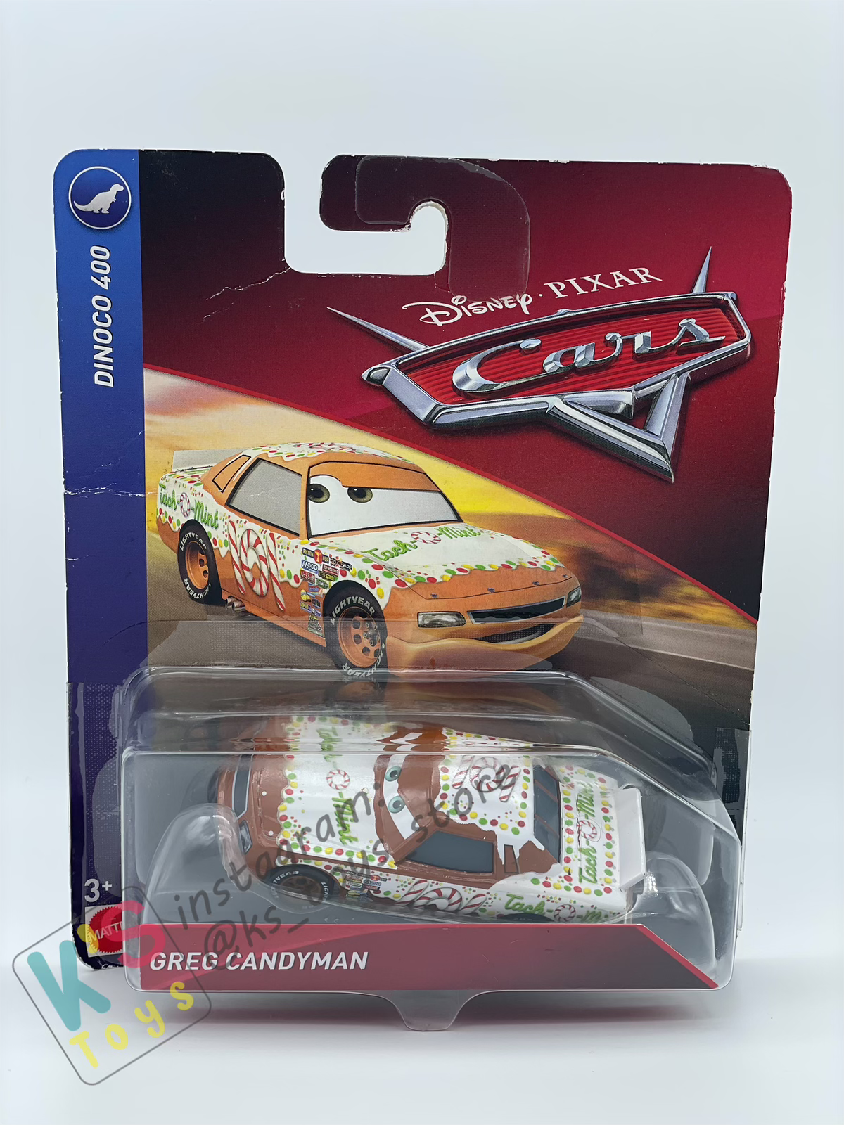 DISNEY PIXAR CARS "GREG CANDYMAN"  DINOCO 400 SERIES - BNIP
