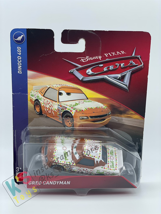 DISNEY PIXAR CARS "GREG CANDYMAN"  DINOCO 400 SERIES - BNIP